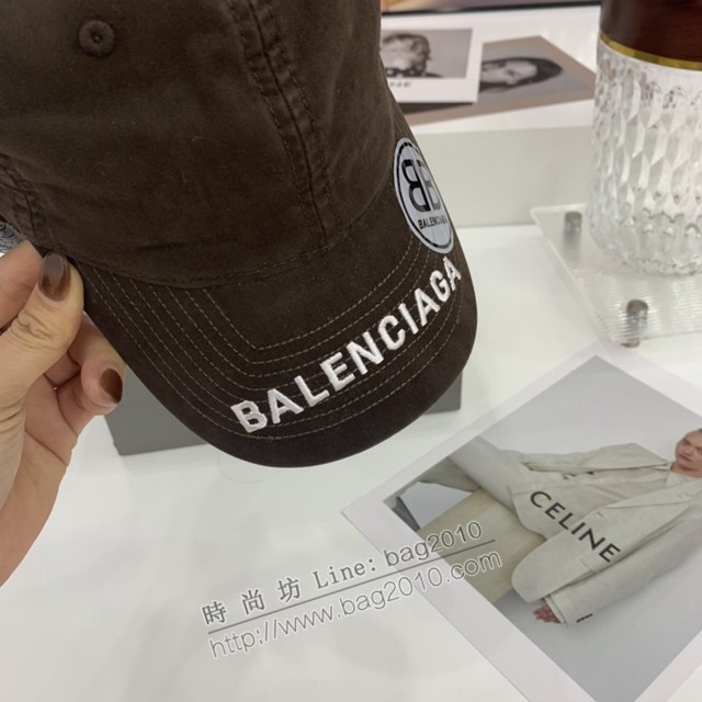 巴黎世家經典字母款男女款帆布鴨舌帽 balenciaga頂級版本棒球帽  mmj1616